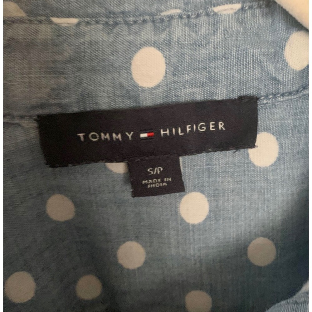 Button Down Polka Dot Top - image 2